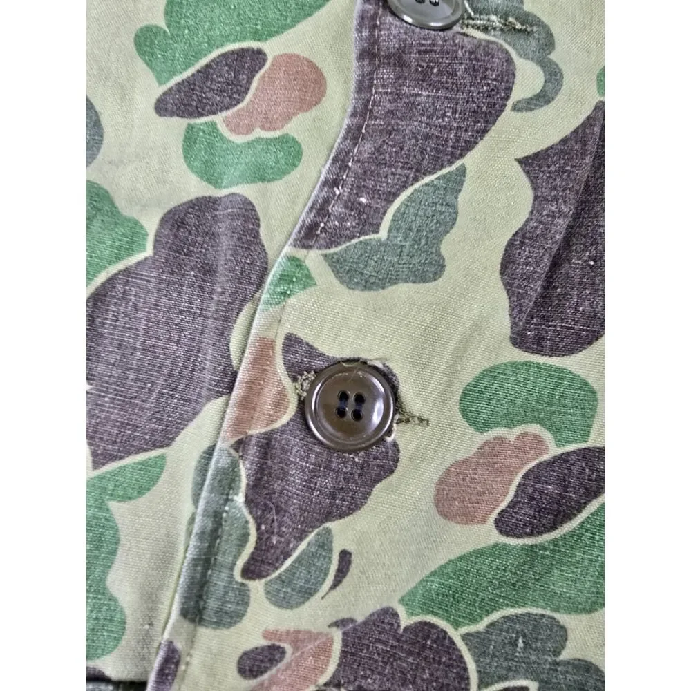 Vintage Black Sheep Hunting Jacket Men's M Medium Green‎ Camouflage Button Coat